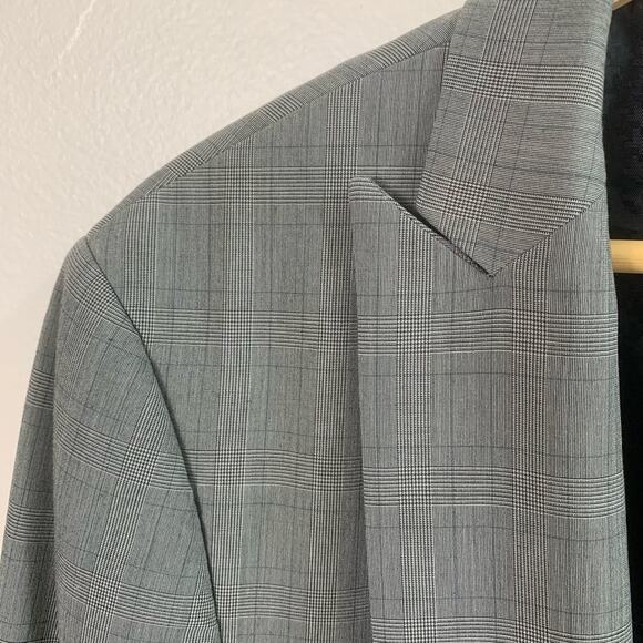 John Varvatos Star USA Size 44R Two Button Blazer Suit Jacket Gray Business - Picture 5 of 13